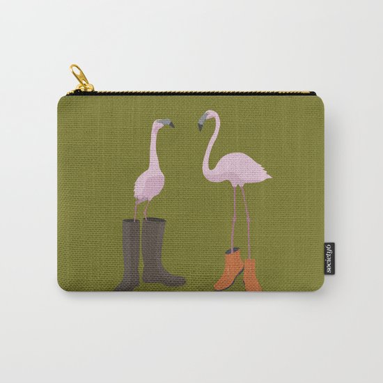 Fashion Flamingos Carry-All Pouch