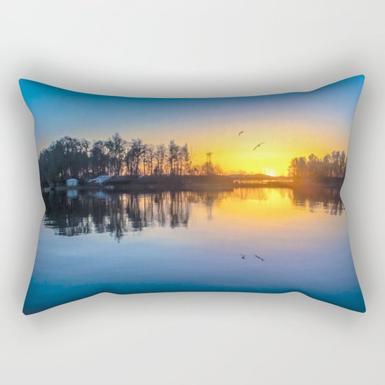 Soundtrack of silence Rectangular Pillow