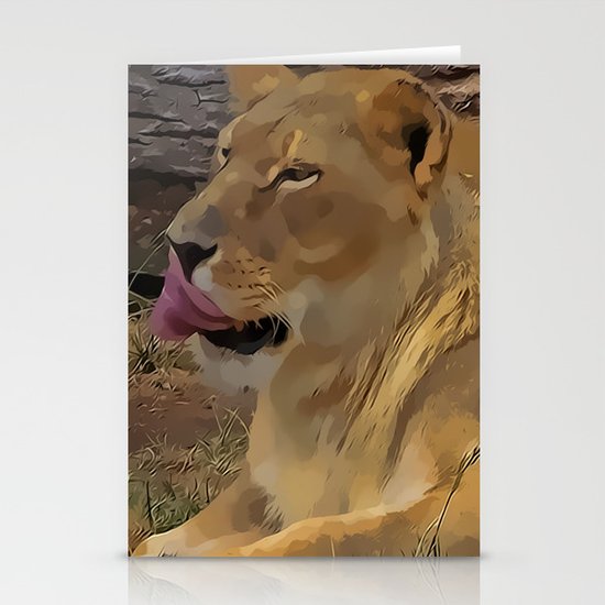 Lioness Stationery Cards