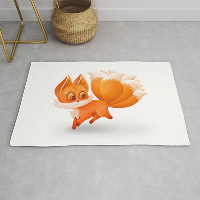 Kitsune The Nine Tailed Fox Rug