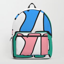 Typography Backpack | Retro, Vintage, Cute, Motivationaltext, Beautiful, Colorfultext, Inspirationaltext, Motivationalquotes, Graphicdesign, Typographyquotes 