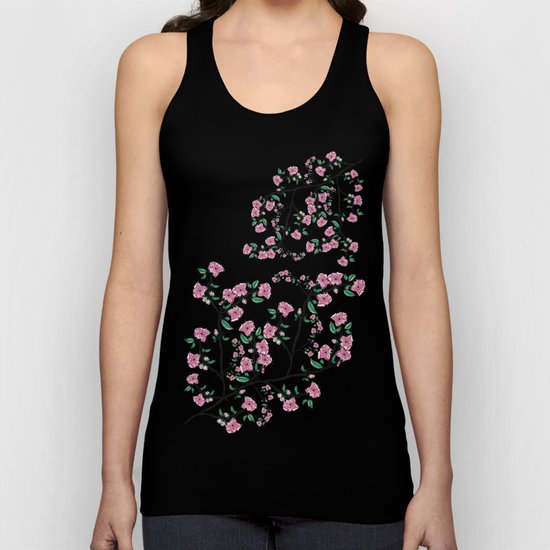 Cherry Blossoms Unisex Tank Top