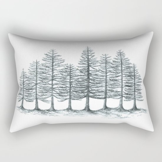 Old Pines Rectangular Pillow