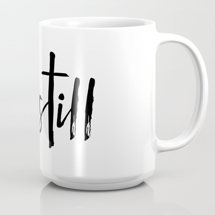 Be Still Cross Coffee Mug