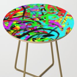 Street 27. Abstract Painting.  Side Table