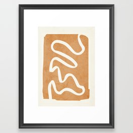 abstract minimal 31 Framed Art Print
