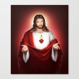 Divine Mercy, Faustina, Sacred Heart of Jesus Canvas Print
