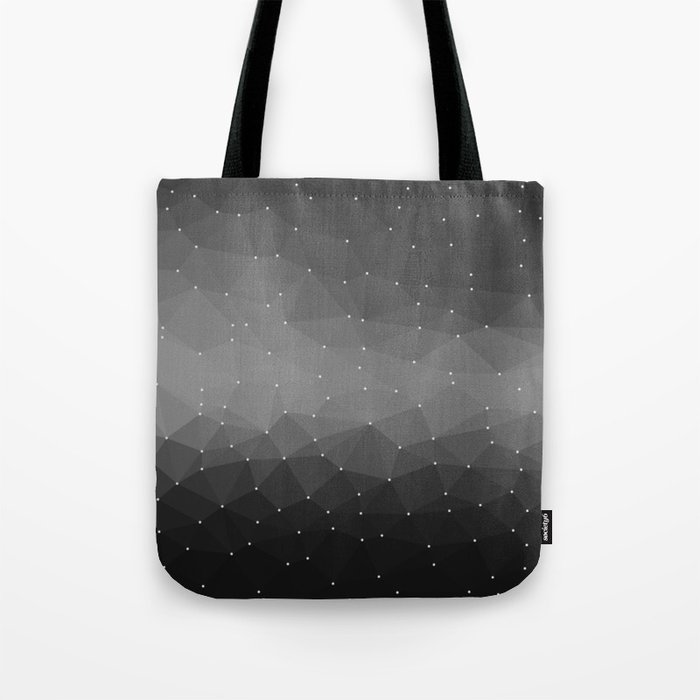 Sun In The Water Black Grey Tote Bag