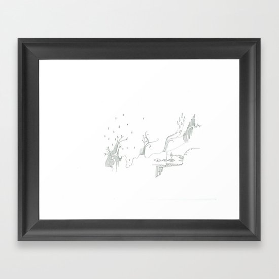 paper_7 Framed Art Print