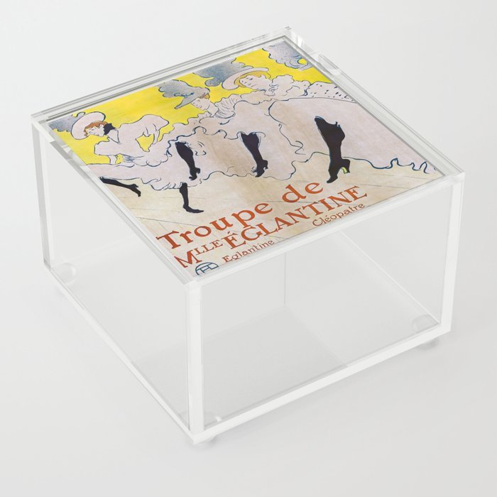 Toulouse-Lautrec - Troupe de Mlle Eglantine Acrylic Box