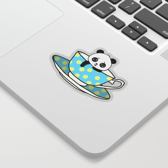 A Tired Panda Sticker