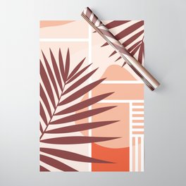 Sunset in Miami / Earth-tones abstraction Wrapping Paper