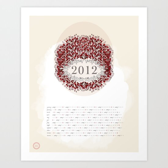 Ash & Anchor 2012 Calendar Art Print