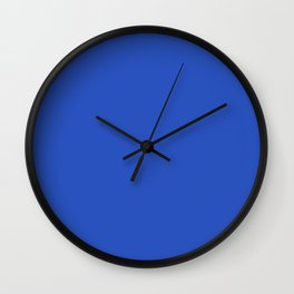 CERULEAN BLUE solid color Wall Clock