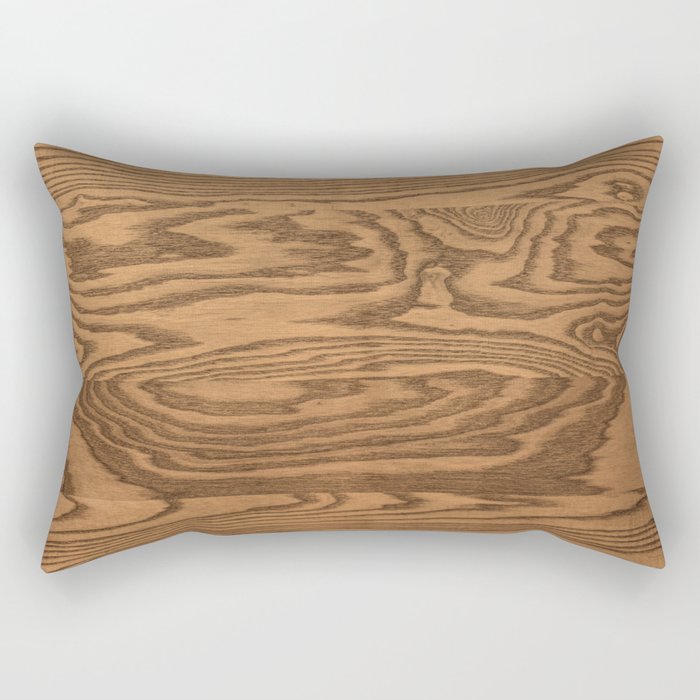 Grainy wood Rectangular Pillow