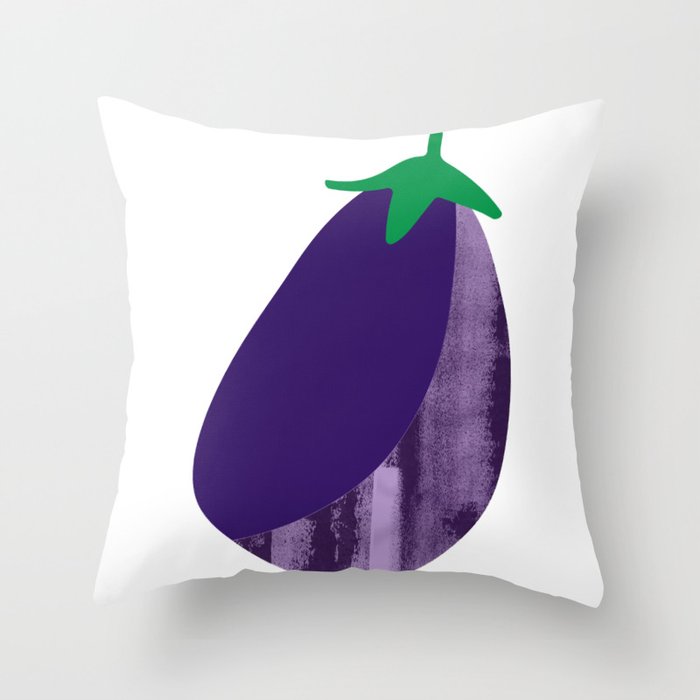 You're an aubergenius Throw Pillow