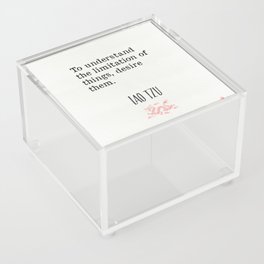 Wisdom Lao Tzu Acrylic Box
