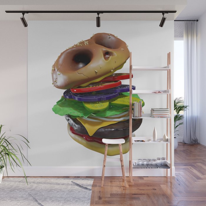 Death Burger Wall Mural