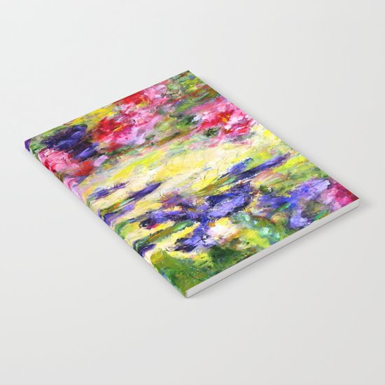 Purple Iris Garden Notebook