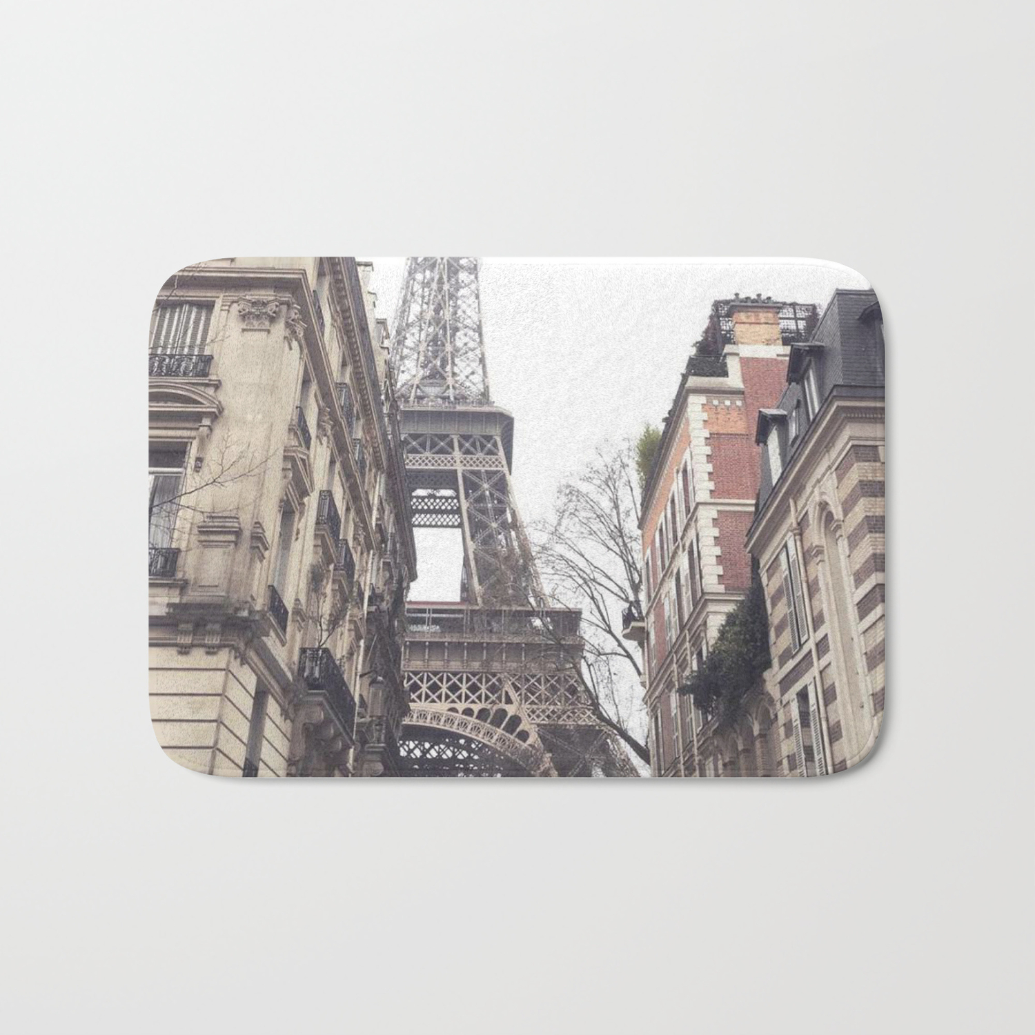 Paris Streets Eiffel Tower City Skyline Industrial Fine Art