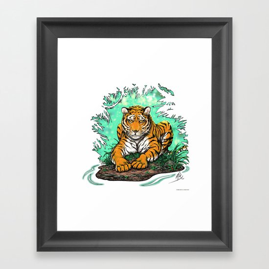Tiger Framed Art Print