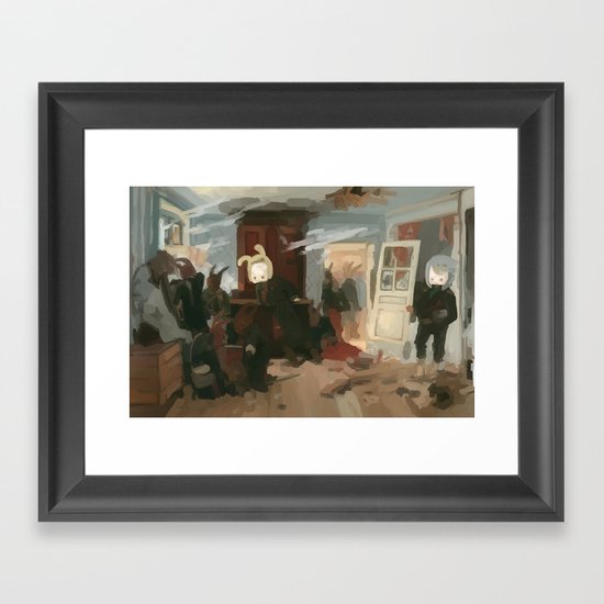 The House of the Last Cartridge Framed Art Print