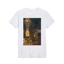 Klimt - Goddess Athena (Pallas Athene) Kids T Shirt