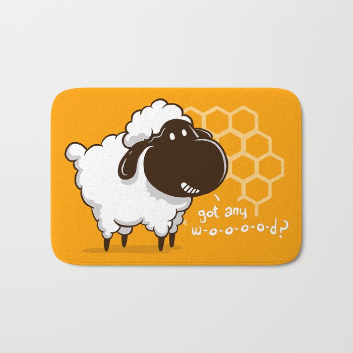Catan You Give Me Wood Bath Mat By Bootsboots Society6