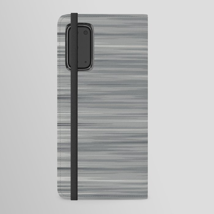 Colored Pencil Abstract Black & White Android Wallet Case