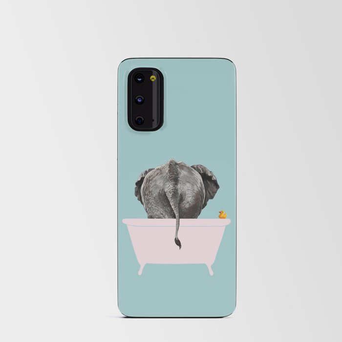 Baby Elephant in Bathtub Android Card Case