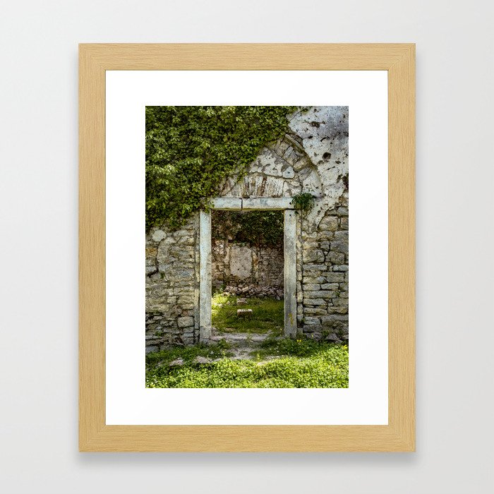 Pathway to the Sea Framed Art Print