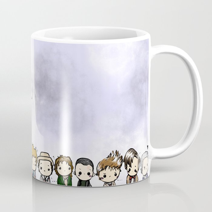 Kawaii Doctors (1 to 12 and War) Doctor Who Coffee Mug