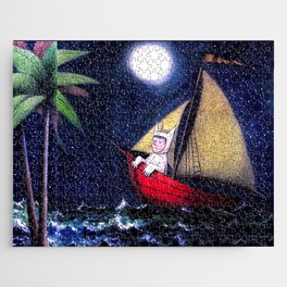 Max Traveling By Boat Jigsaw Puzzle
