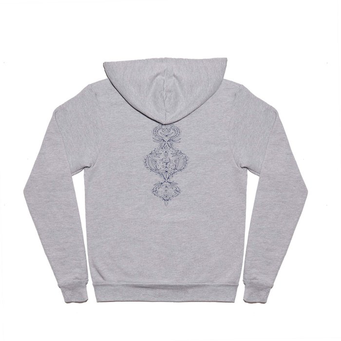 The Ups and Downs of Navy Doodles Hoody