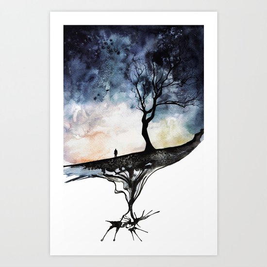 Underneath Art Print