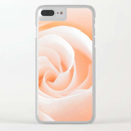 Rose´s heart I- Beautiful roses flower in pink Clear iPhone Case