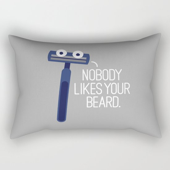 Let's Face It Rectangular Pillow