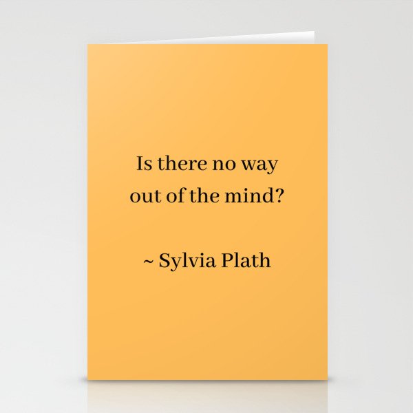 Sylvia Plath (mind) Stationery Cards