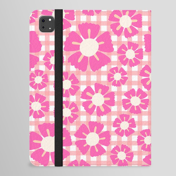 Floral Plaid 3 iPad Folio Case