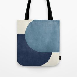 Halfmoon Colorblock - Blue Tote Bag