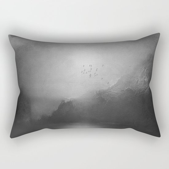 Black and White - Poesia Rectangular Pillow