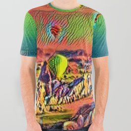 Hot Air Balloons 11 All Over Graphic Tee