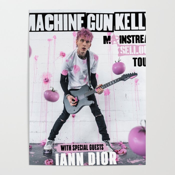 mainstream sellout machine gun kelly tour 2022 Poster by watkinsme
