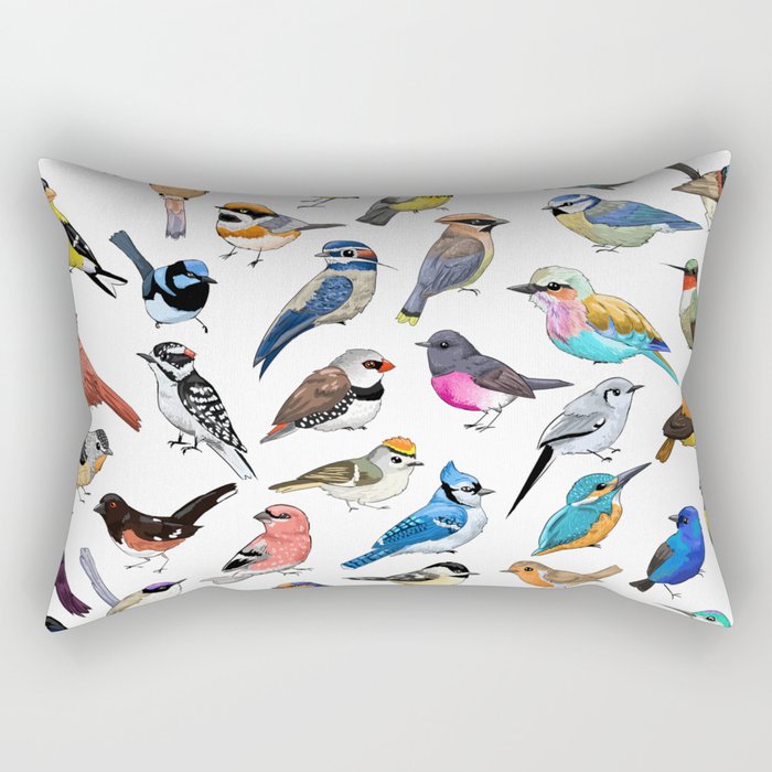 Birds Rectangular Pillow