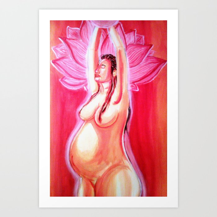 Fertility Goddess Art Print