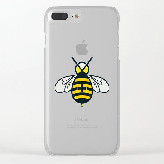 Be positive - Living Hell Clear iPhone Case