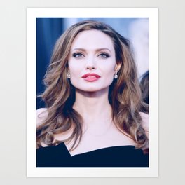 CANVAS Angelina Jolie Art Print POSTER