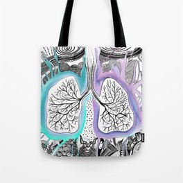 Blooming of the lungs Tote Bag