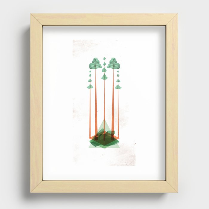 3Lives - Plant Recessed Framed Print