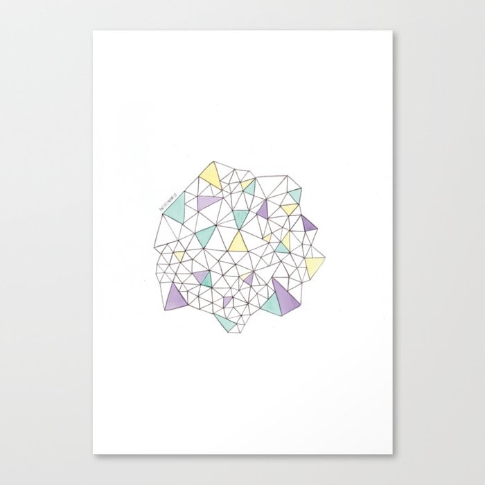Triangles N2 Canvas Print
